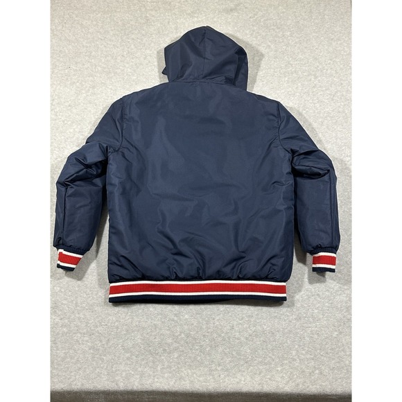 Cleveland INDIANS JH Designs Reversible Hooded Nylon Coat Youth XL Vintage - Picture 9 of 9